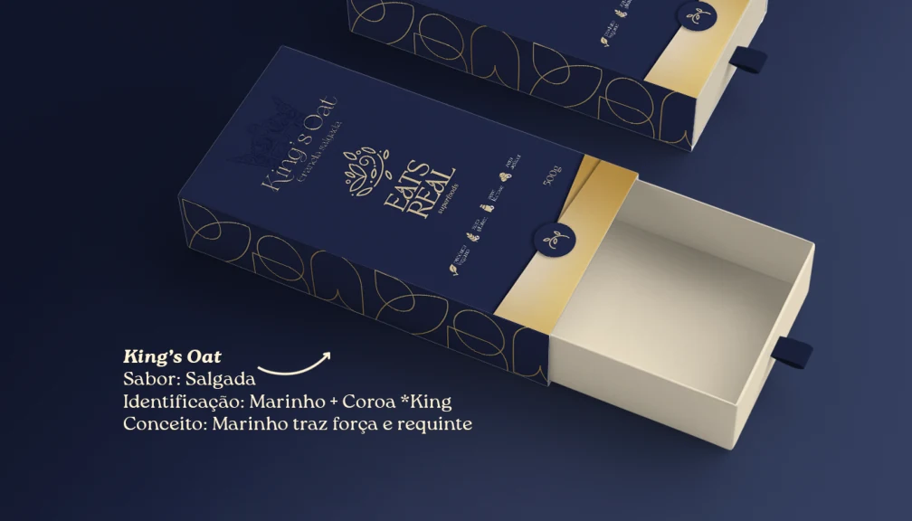 King’s Oat caixa azul